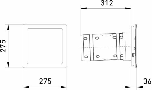 Leaf 1 Air Innenset Aluminium* – Modul 3/3 (Stand-alone und funkgebundene Smart Home-Lösung)