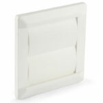 Leaf Verschlussklappe 140 x 140 mm, weiß