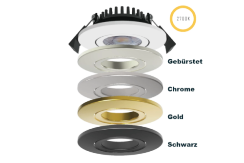 LED-Swing Spot 24V, 5W, 2700K, CRI90