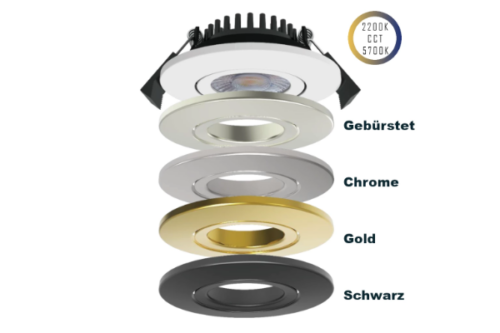 LED-Swing Spot 24V, 5W, 2200K/5700K, CRI90