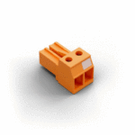 Schraub-Steckklemme orange 2pol.