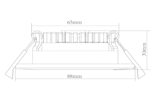 LED-Swing Spot 24V, 5W, 3000K, CRI90