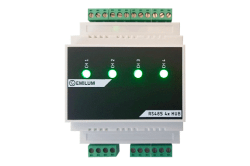 DMX/RDM, RS485, 4-Port Hub/Splitter