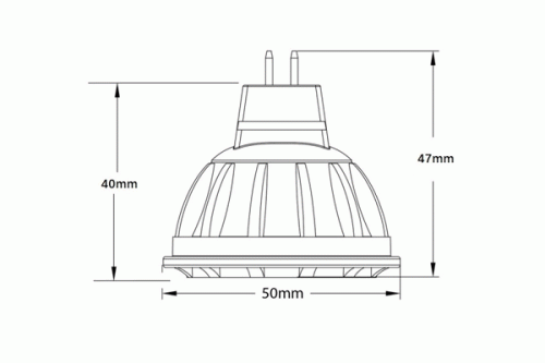 LED-Retrofit-Spot, 24V, 4W, 2700K, MR16 (GU5.3)