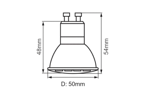 LED-Retrofit-Spot, 24V, 4W, 3000K, GU10
