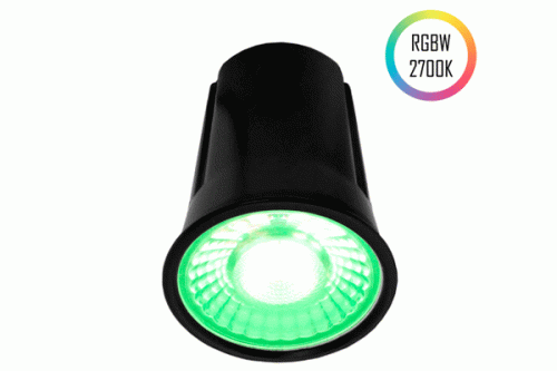 LED-Spot 24V, MR16, 7W, RGBW/2700K, CRI90
