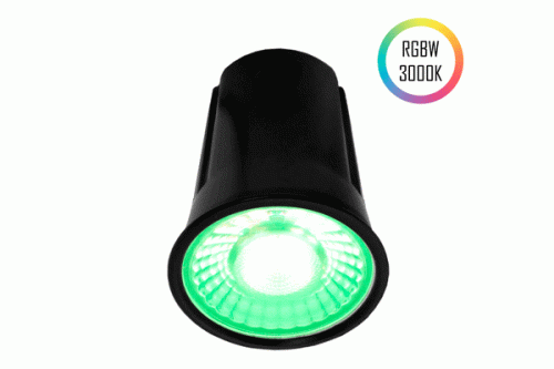 LED-Spot 24V, MR16, 7W, RGBW/3000K, CRI90