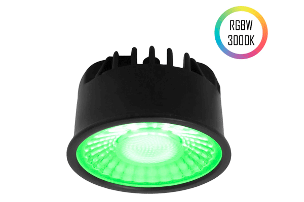 LED-Spot 24V, MR16, 5W, RGBW/3000K, CRI90