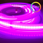 Flex COB RGBW LED-Streifen 24V, 18W, RGBW/2700K, CRI90, 784LED, IP68, 14mm