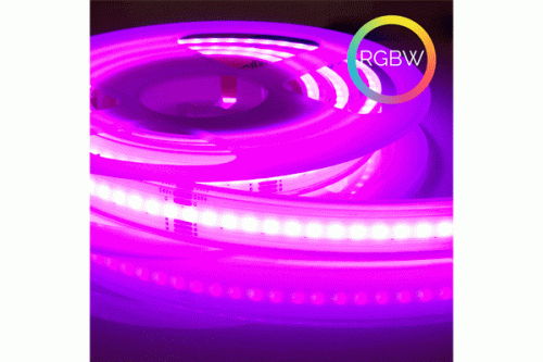 Flex COB RGBW LED-Streifen 24V, 18W, RGBW/2700K, CRI90, 784LED, IP68, 14mm