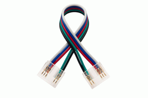 LED Verbinder, 5-polig, 12mm, LED-Kabel-LED, RGBW, COB